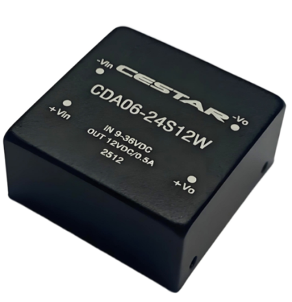 中电华星推出CDA06系列DC-DC电源模块，助力中国智造畅行全球
