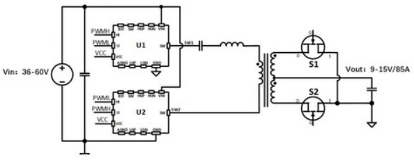 大联大诠鼎集团推出基于Innoscience产品的1KW DC/DC电源模块方案