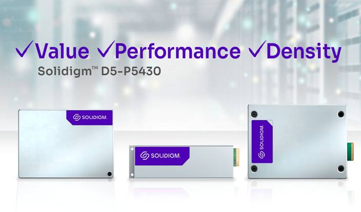 Solidigm推出D5－P5430全新数据中心SSD，为用户提供超凡密度、出色性能及卓越价值
