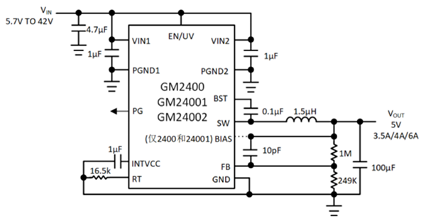 国产电源芯片崛起!共模GM2400实现40V/6A高性能稳压,直接替代进口品牌 国产电源芯片崛起!共模GM2400实现40V/6A高性能稳压,直接替代进口品牌