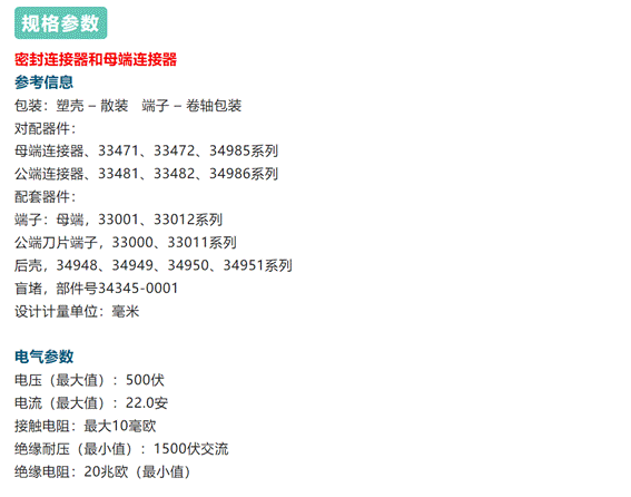 Molex 推出 MX150 密封型连接器系列产品