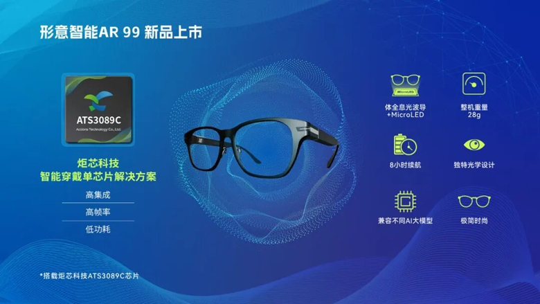 AR眼镜"芯"标杆：炬芯科技平台助力形意智能实现全息显示突破